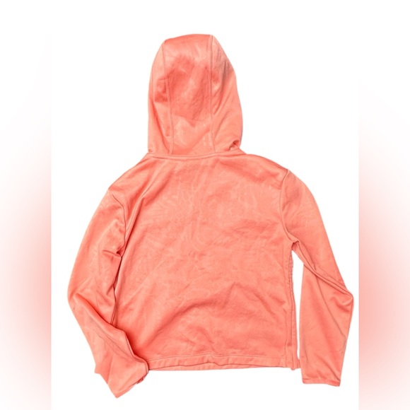 XL Girls Thermal Nike Pink Patterned Hoodie - Picture 2 of 2